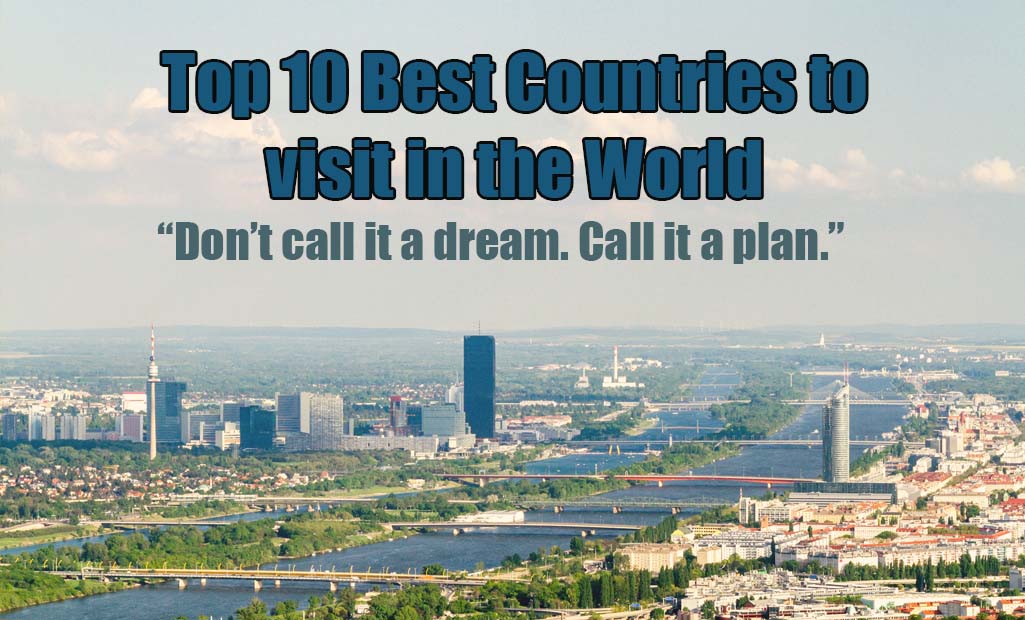 Top 10 Best Countries to visit in the World World Travel Globe