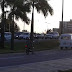 Lentidão na saída do viaduto Ponta Negra sentido praias