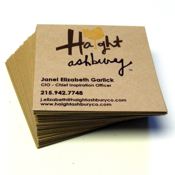 Eco-Friendly Recycled Paper Business Card