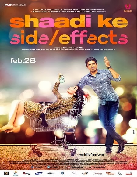 Shaadi Ke Side Effects 2014 BRRip 480p 400mb ESub