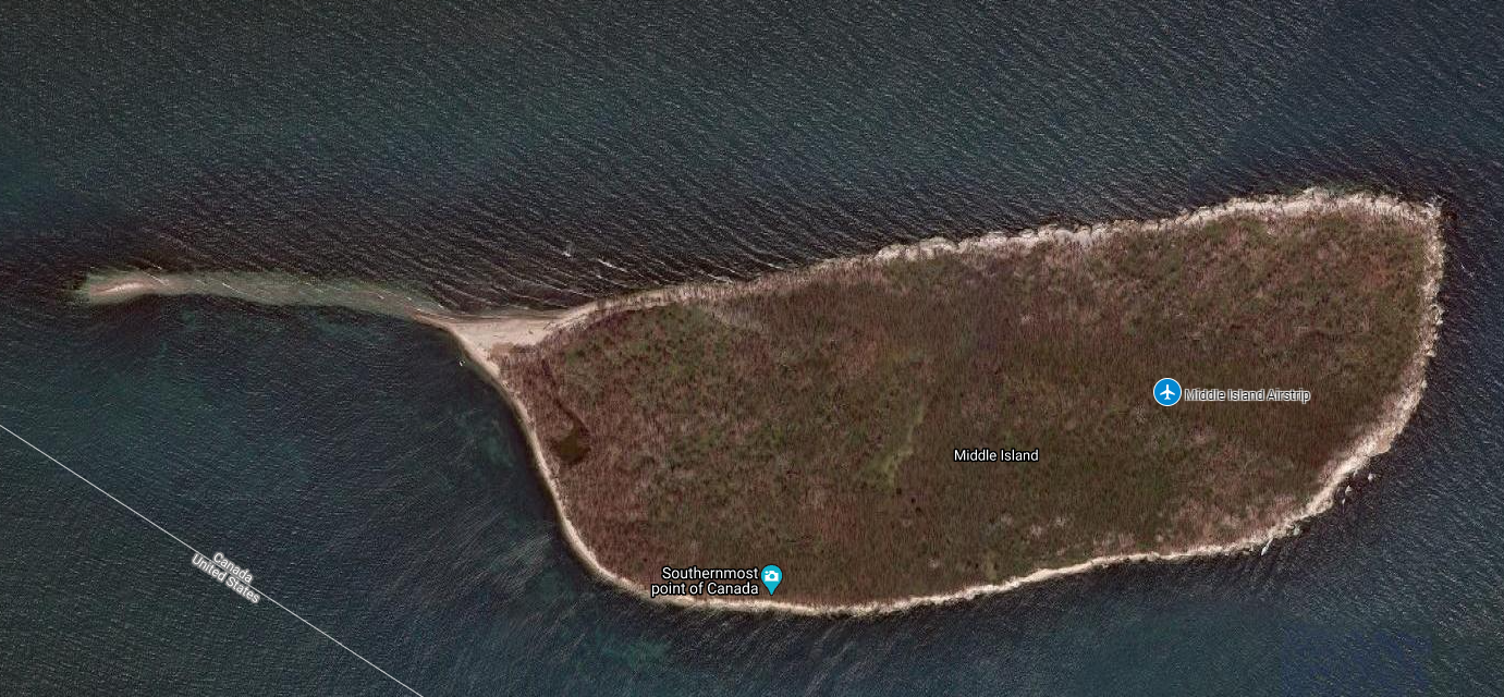 Canada's Southernmost Point, Middle Island in Lake Erie