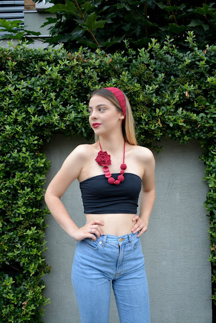 Sabrina Crochet Necklace