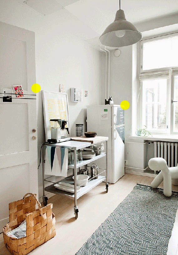 muitas ideias para apartamento pequeno - espaços coloridos - adesivo vinílico