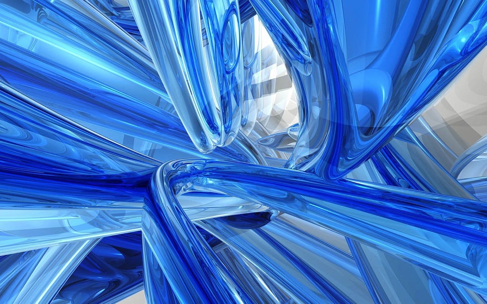 Koleksi Wallpaper Biru 3D Abstrak Keren