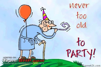 funny birthday wishes to father: never too old to party