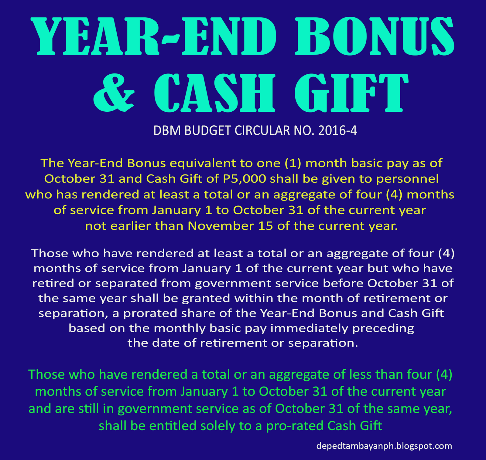 =6.1.2 Personnel remains to be in the government service as of October