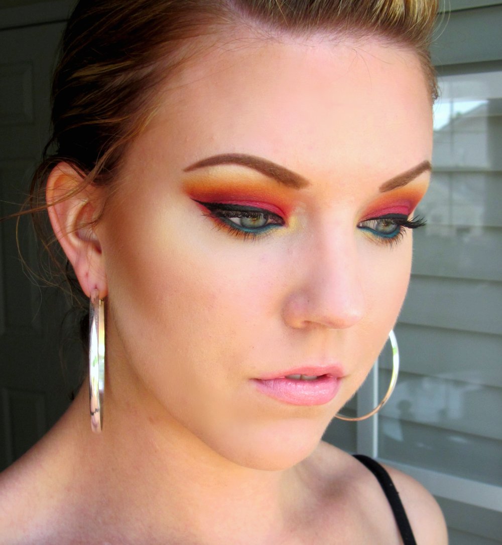 The Beautiful Life Of The Girl Next Door Makeup Geek sunrise look, a