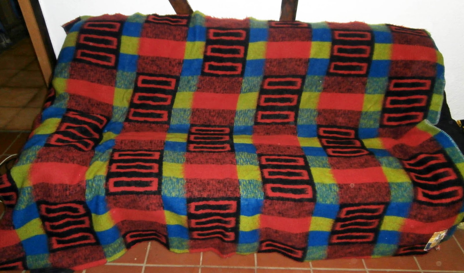 Vintage Retro Blankets Museum Blankets from the '50s, '60s and '70s