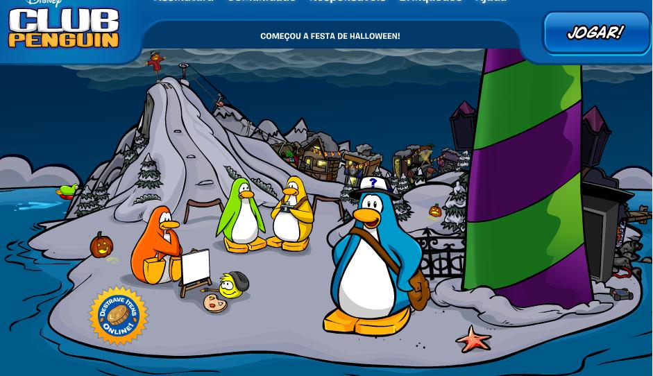 club penguin audio: Inicio Clúb Penguin Halloween