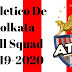 Athletico De Kolkata Full Team Squad Details for 2019-2020