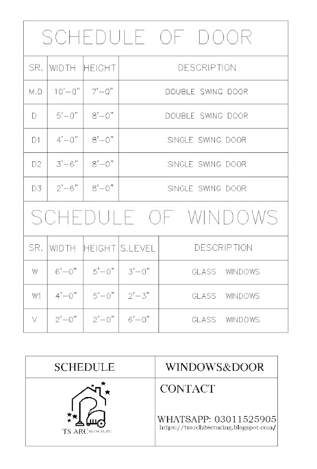 House schedule detail 2021.