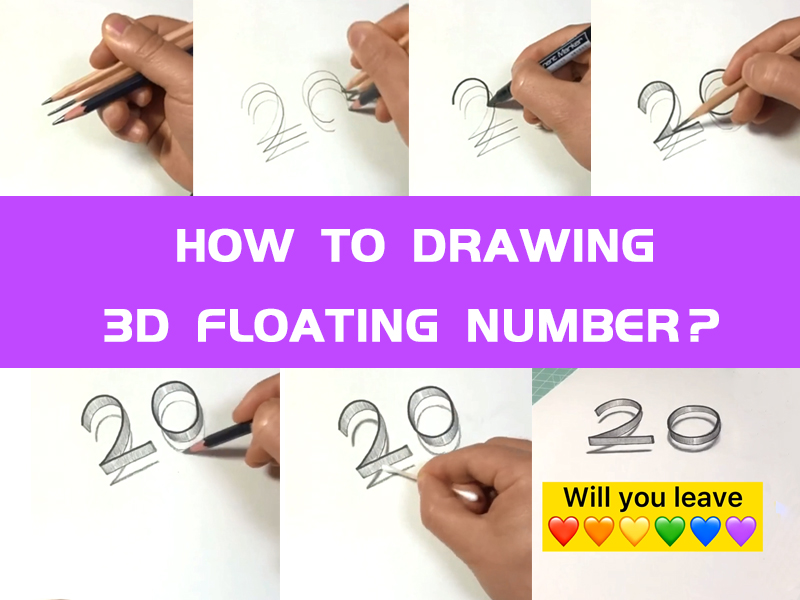 cool 3d drawings easy