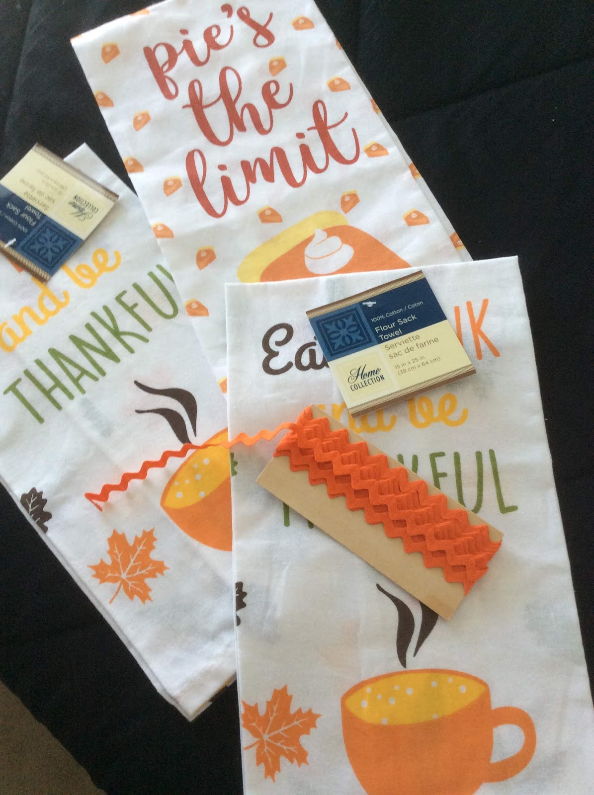 Fresh Vintage by Lisa S Embellished Flour Sack Towels