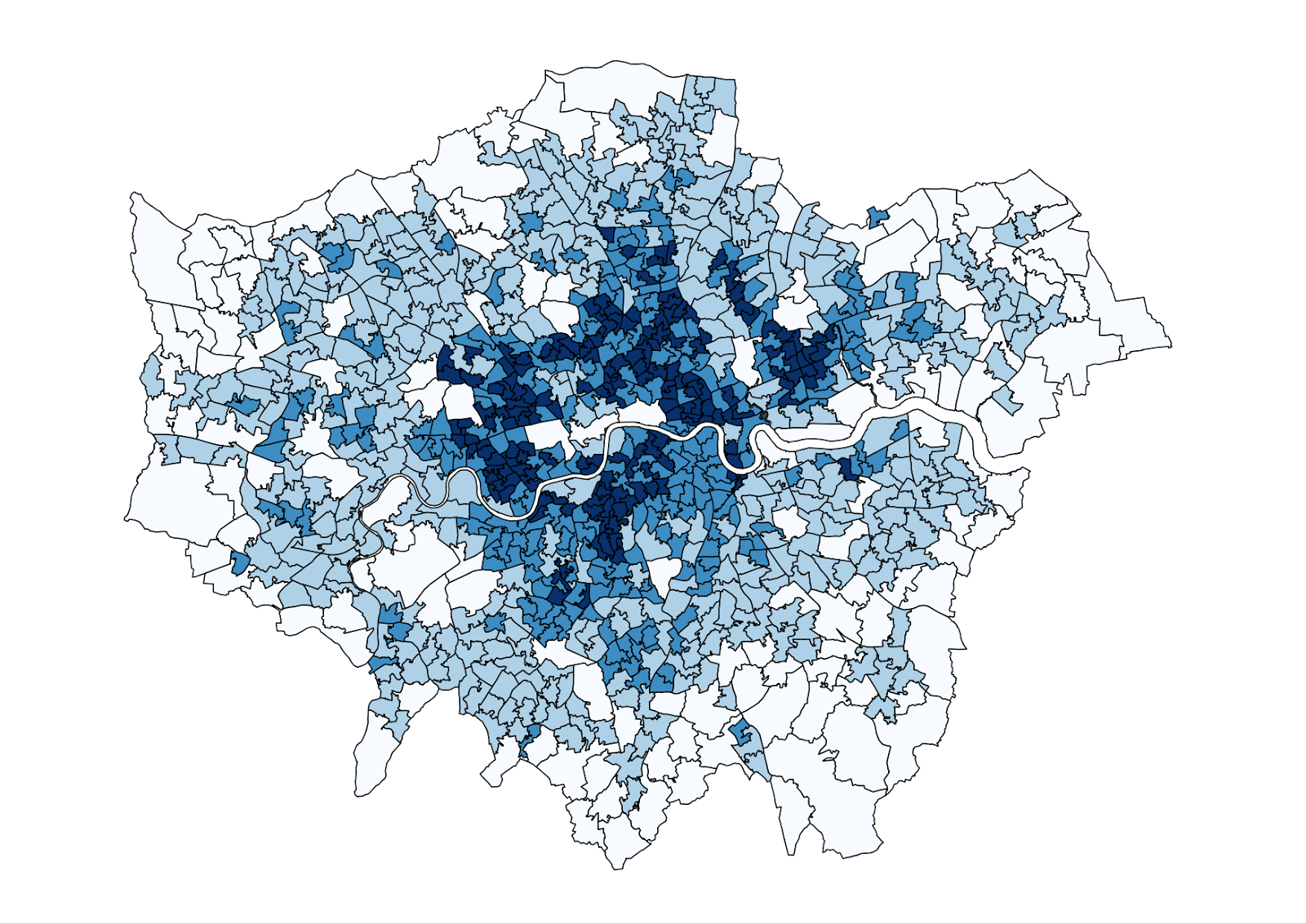 (Drawing) Rings Around The World: A better map of population density