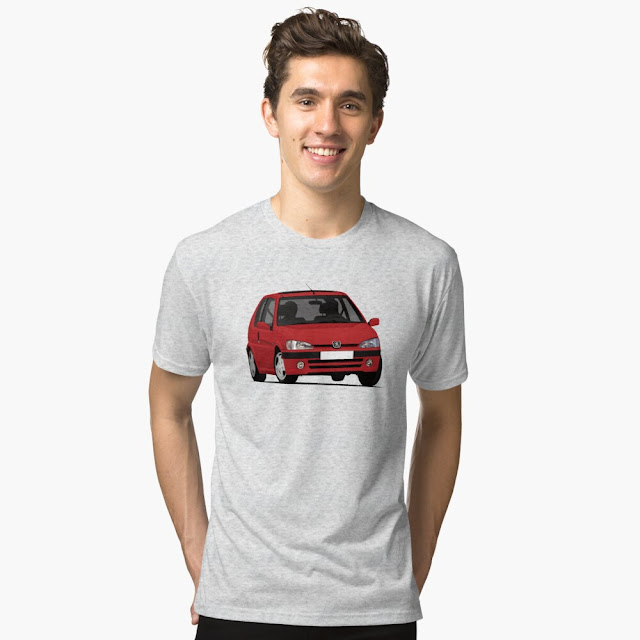 Peugeot 106 GTi car t-shirt