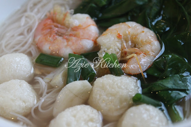 Mee Hoon Sup Ala Chinese Style - Azie Kitchen