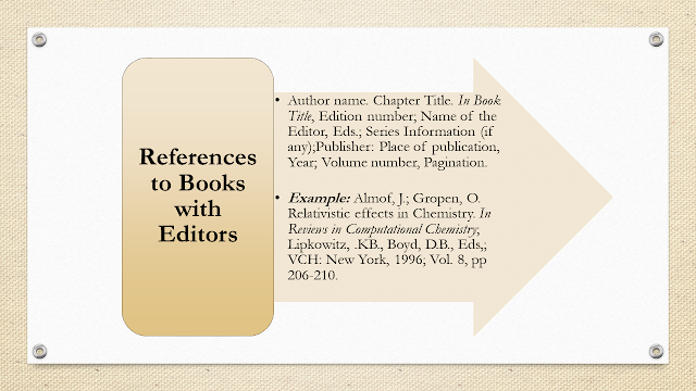 ACS citation style for References to Books with Editors