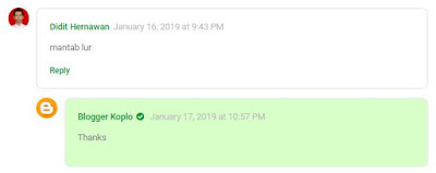 Cara Memberikan Highlight pada Komentar Admin di Blogger