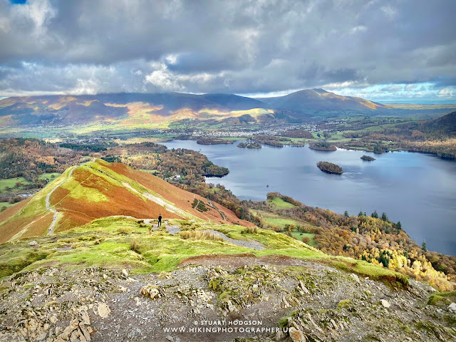 Catbells walk view cat bells keswick Lake District best route map how high summit