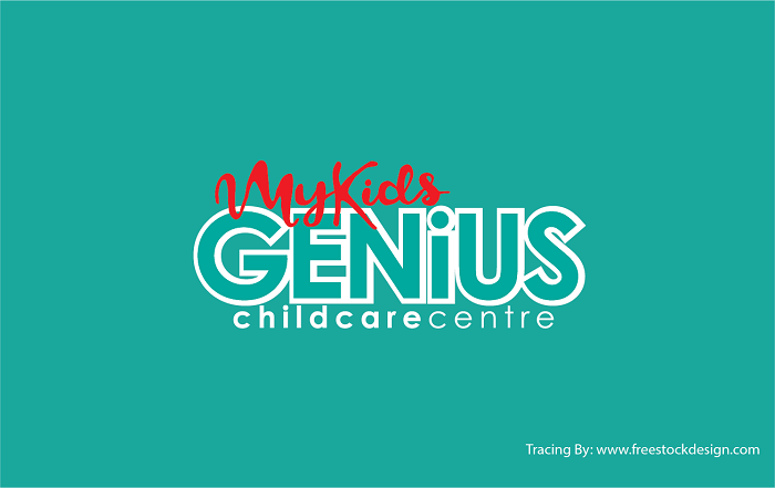 Logo Tadika MyKids Genius Vector