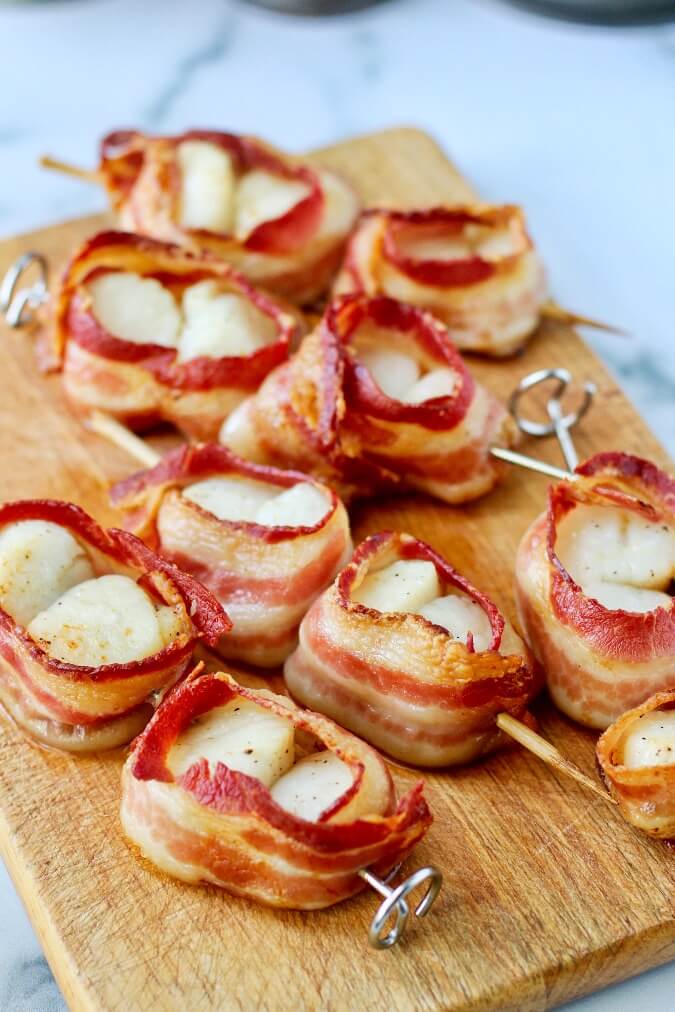 BaconWrapped Scallops in the Air Fryer Karen's Kitchen Stories