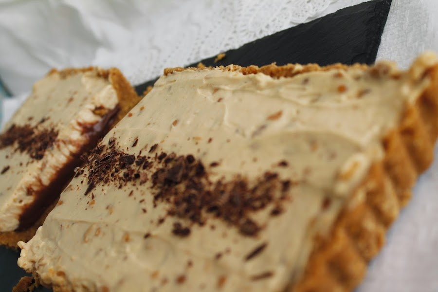 Receta Tarta de crema de cacahuete