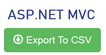 Export Data to CSV File Using ASP.NET MVC