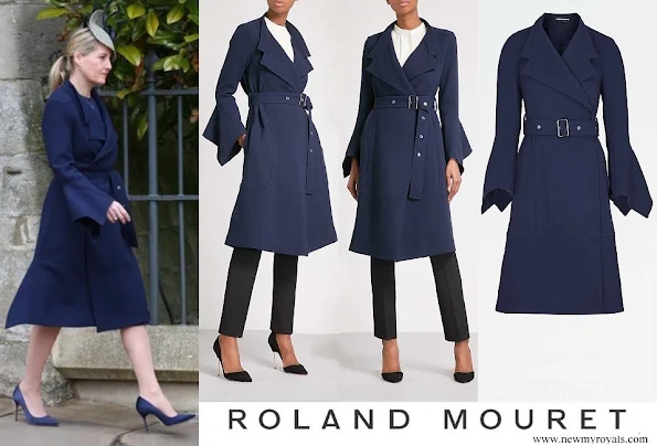 Countess Sophie of Wessex wore ROLAND MOURET Millington wool crepe coat