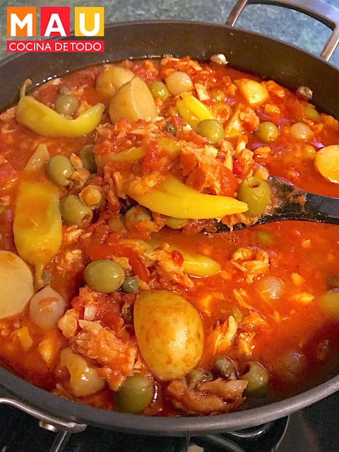 mau cocina de todo bacalao a la vizcaina navidad receta