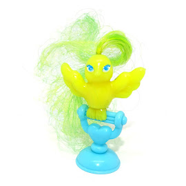 Fairy Tails Yellow Bird with Green Hair Jewellery Birds Figure