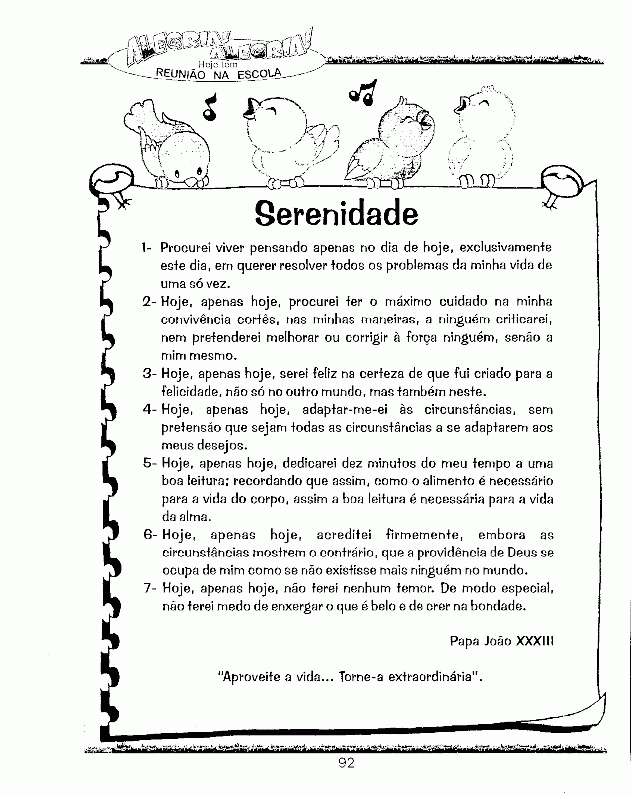 Textos e Mensagens de reflexão para reunião de pais e professores