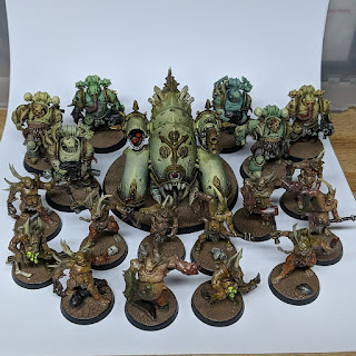 Painting the Death Guard, my AoP winning Army