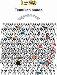 Jawaban Brain Out Temukan Panda Level 99