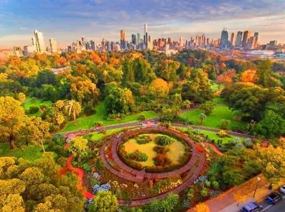 Royal botanic gardens Tempat menarik di melbourne australia
