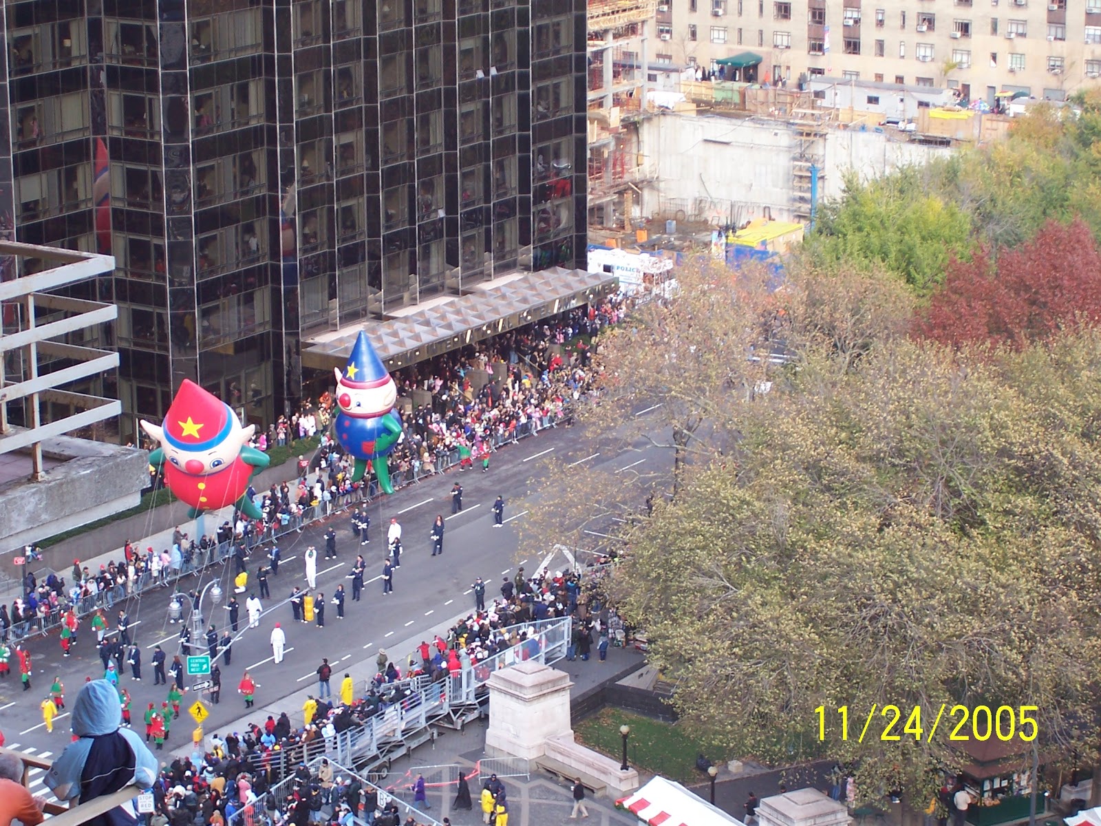 Balloons of Red and Blue Elves, Macy's Thanksgiving Day Parade 2005