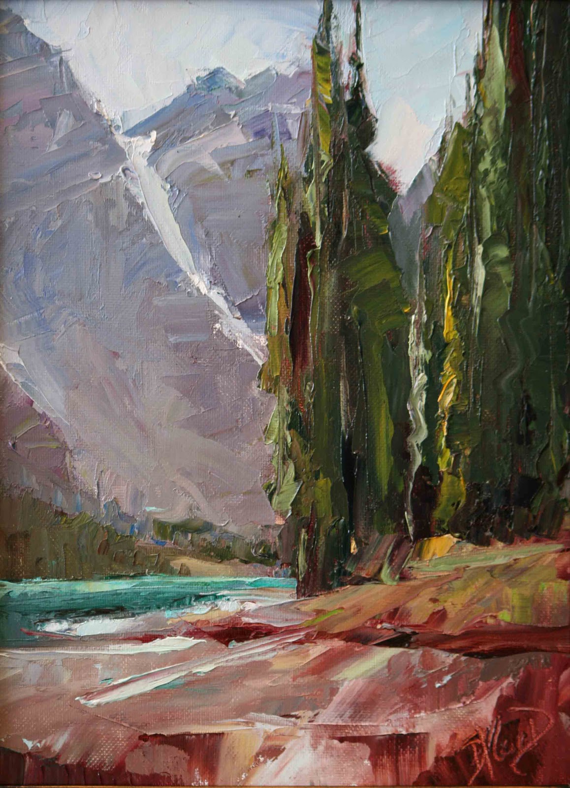 DAILY PAINTING Donna MacDonald Canadian Landscape Painting