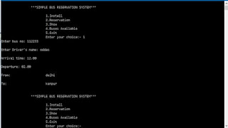 Bus Reservation System In C++ Programming With Source Code - Studynr