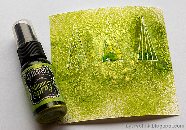 Layers of ink - Tree Card Tutorial by Anna-Karin Evaldsson. With Simon Says Stamp Cheer and Joy.