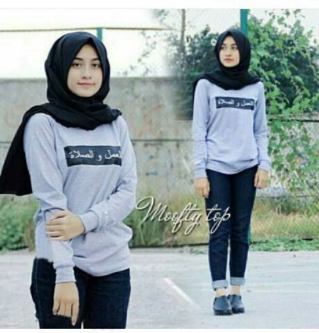 26+ Model Baju Kaos Lengan Panjang Wanita Terbaru 2019  Model Baju