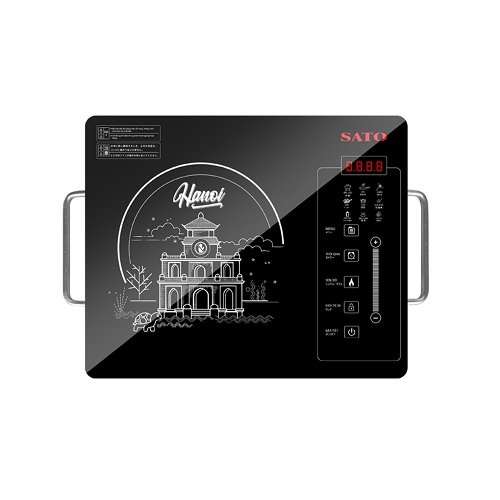 Bếp hồng ngoại đơn SATO HN012I, Tặng kèm nồi lẩu inox