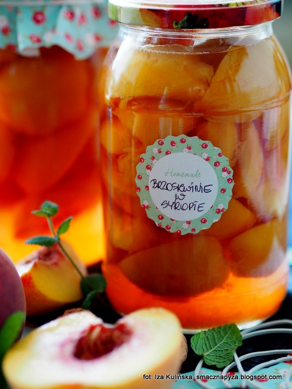 Na Zime Brzoskwinie W Syropie Do Ciast I Deserow Smaczna Pyza