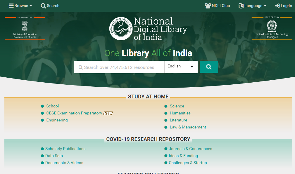 National Digital Library of India