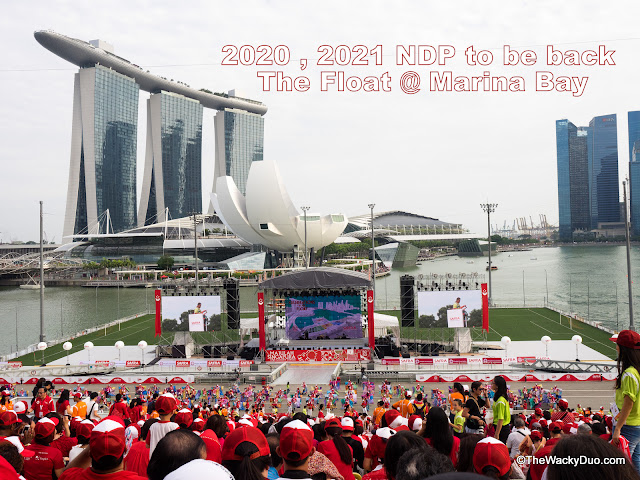 NDP 2020 and 2021 will be at The Float @ Marina Square ... before it disappeared