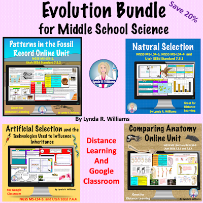 evolution middle school science NGSS