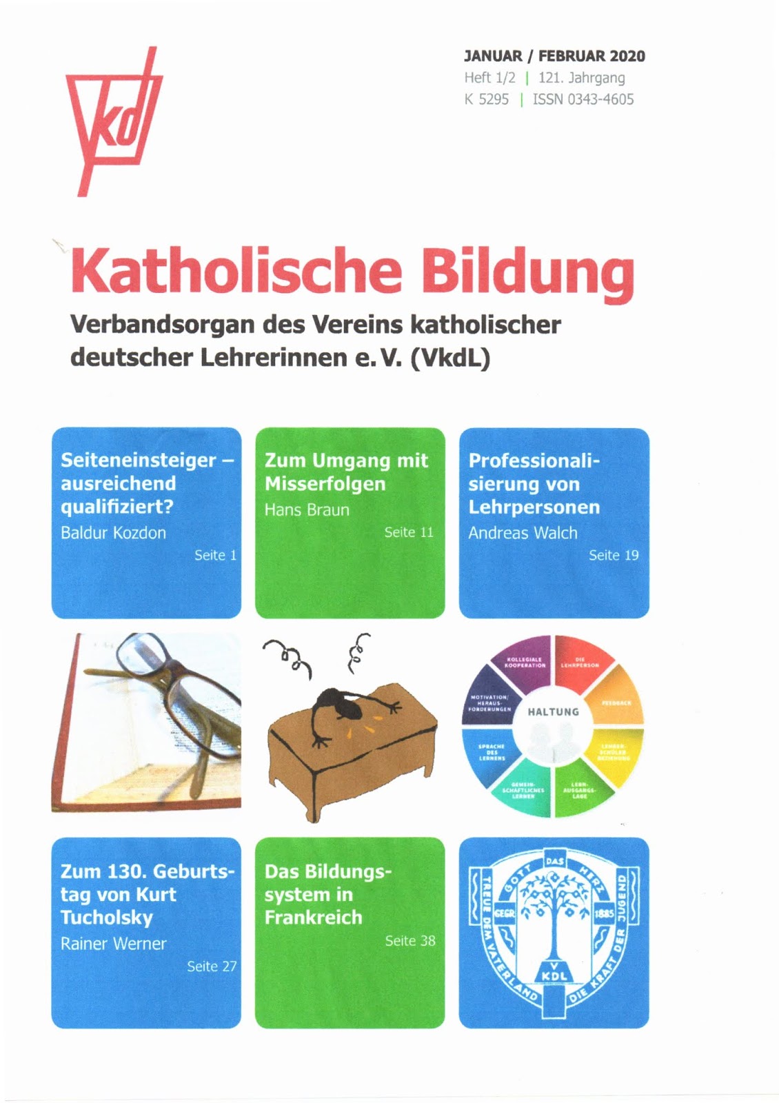 WUCT-UMEC News: Germany - VkdL - KATHOLISCHE BILDUNG - 1 / 2020