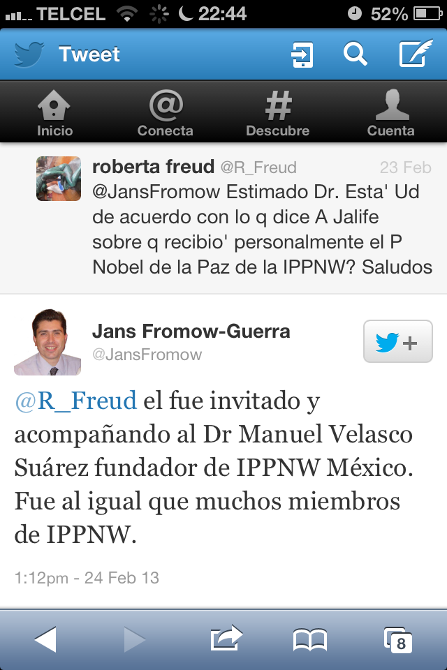 Expediente Jalife Premio Nobel de la Paz