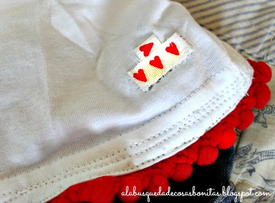 Camiseta para niña decorada