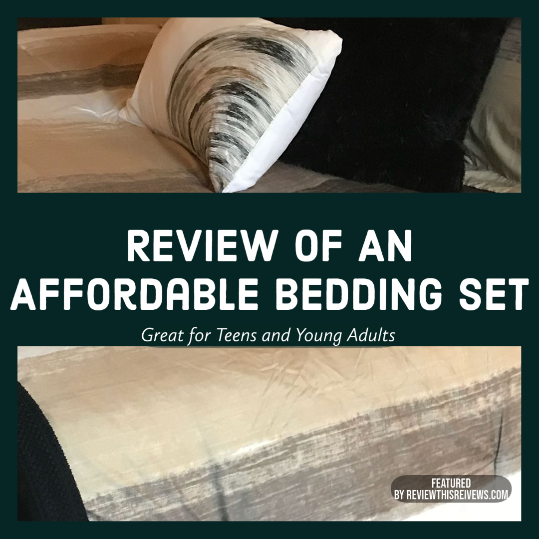 Review of a Bedding Set and Throw Pillow Covers Ideal for Teens and