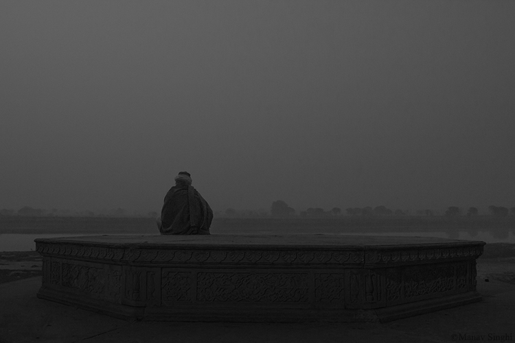 Kesi ghat of Yamuna River, Vrindavan.