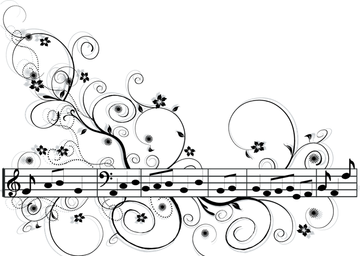 Resultado de imagen de notas musicales png fondo transparente